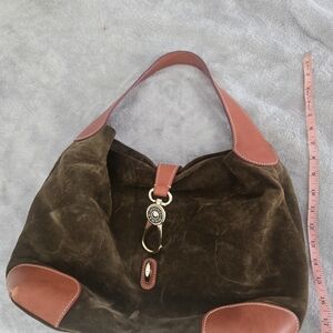 Dooney & Bourke Brown and Tan Hobo Bag